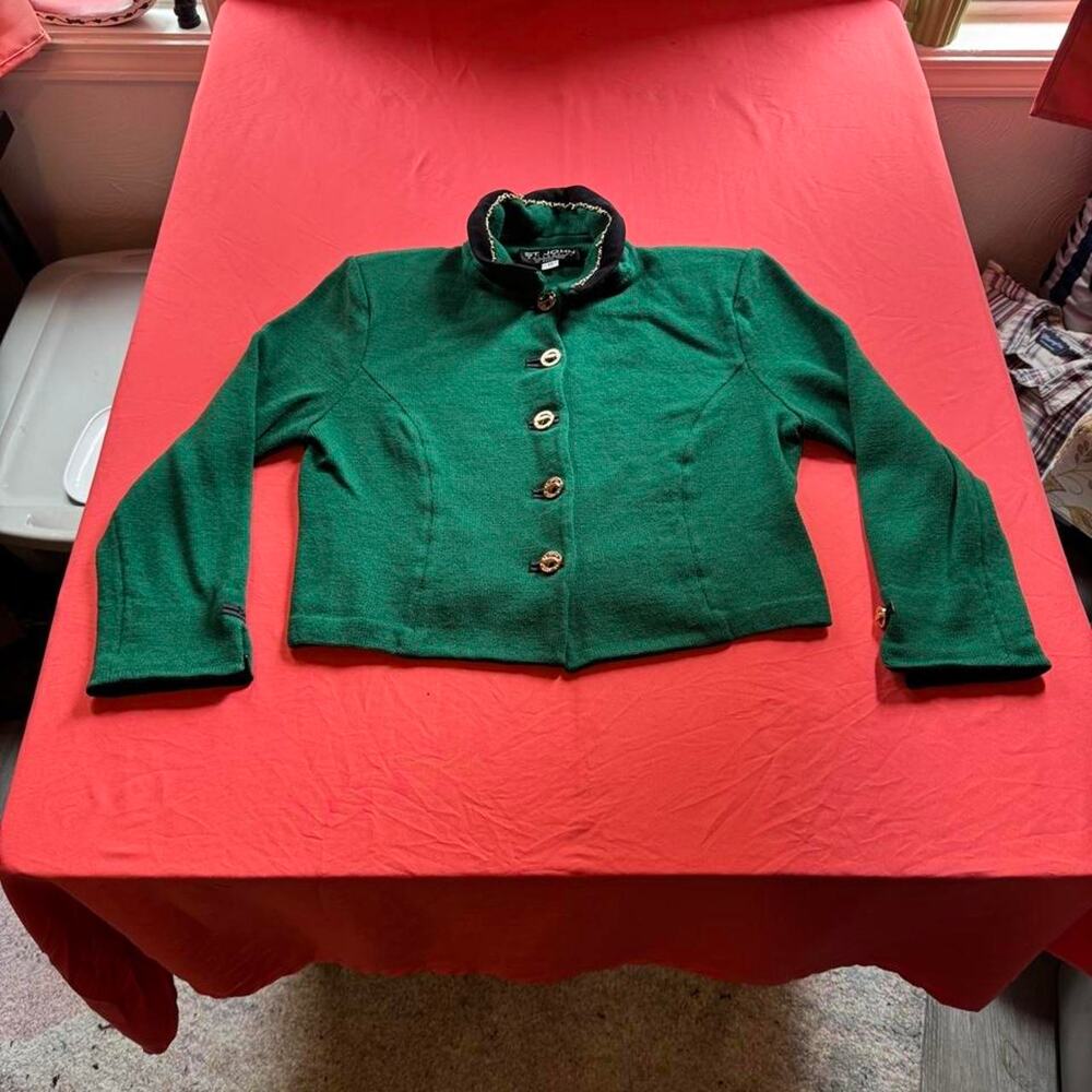 ✨ Vintage St.John Collection by Marie Gray cropped jacket Fall 2001 Line Size 12